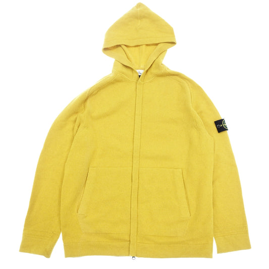 極美品◆ストーンアイランド ニットパーカー イエロー系 6915528A3 サイズ3XL STONE ISLAND 【AFB10】