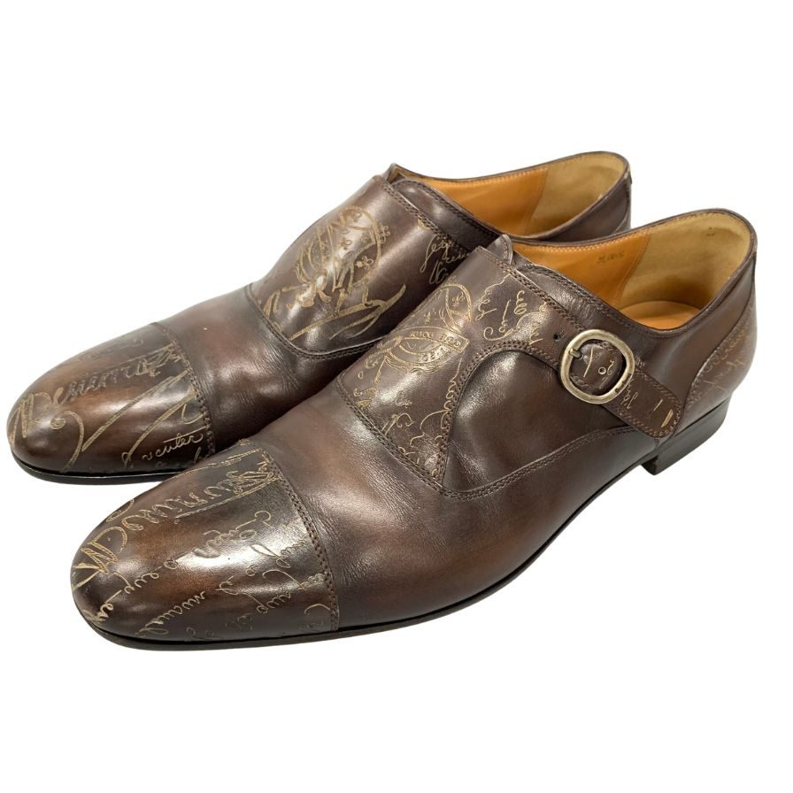 美品◇ベルルッティ レザーシューズ スクリットカリグラフィー