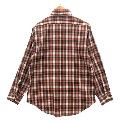 美品◆タウンクラフト 60Sｰ70S ヴィンテージチェックシャツ コットン メンズ サイズM TOWNCRAFT 【AFB44】