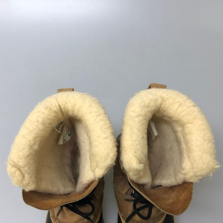 ソレル  スノーブーツ レザー カリブー ライトブラウン メンズ サイズUK7 SOREL 約25.0cm【AFC47】
