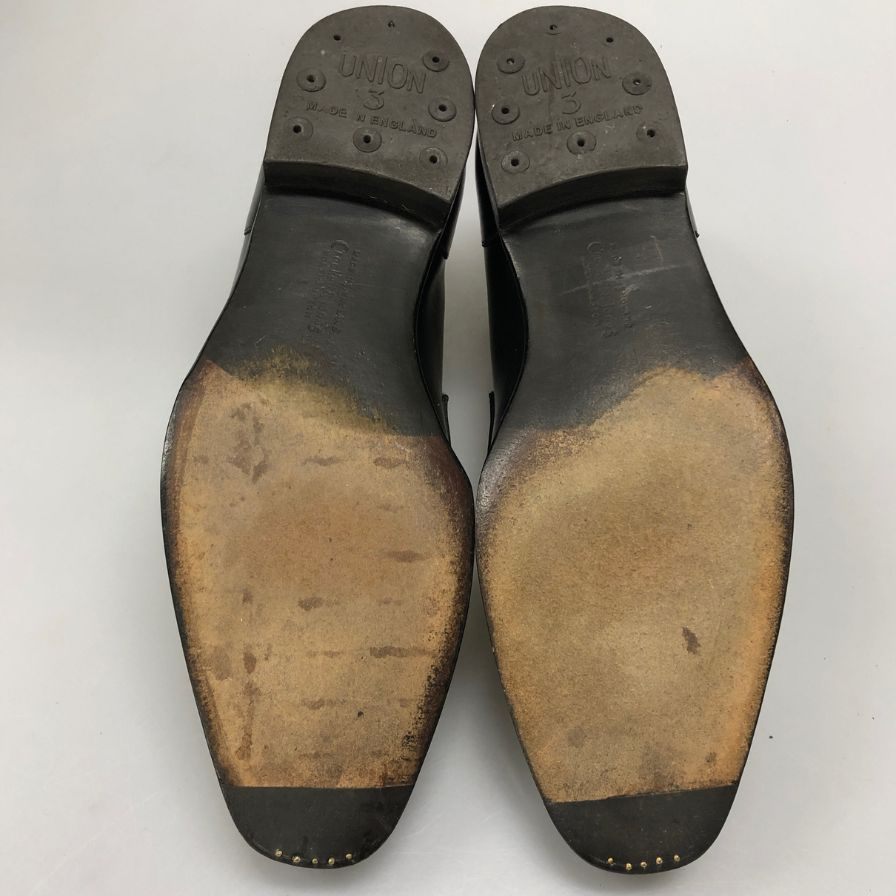 クロケット＆ジョーンズ ローファー レザーシューズ scotney サイズ8D ブラック メンズ Crockett&Jones ローファー 約26.5cm【LA】【中古】
