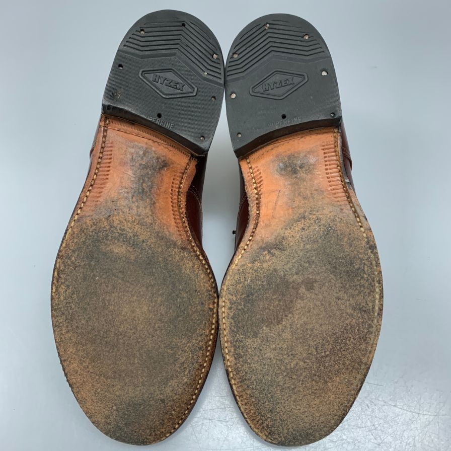 オールデン ビームス レザーシューズ 別注 Vチップ 54302 ブラウン メンズ サイズ6 ALDEN BEAMS ビジネスシューズ 約24.0cm【LA】【中古】