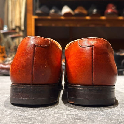 クロケット&ジョーンズ レザーシューズ  SUBS コノート ストレートチップ カーフ ブラウン メンズ サイズUK7E CROCKETT&JONES ビジネスシューズ 約25.5cm【LA】【中古】