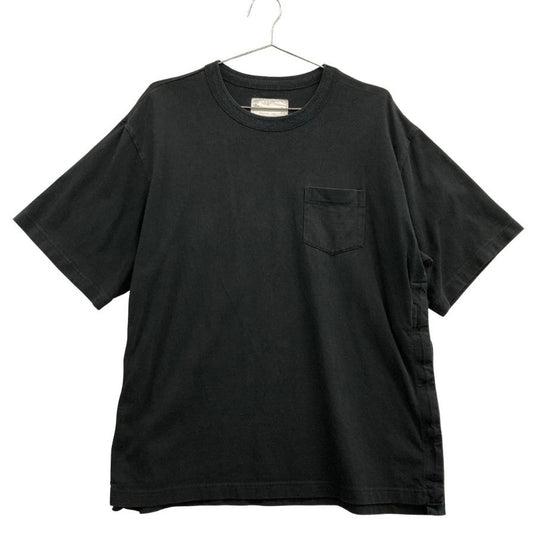 中古◆サカイ 半袖Tシャツ コットン ジャージー ブラック サイズ3 メンズ SCMｰ227 Sacai 【AFA24】