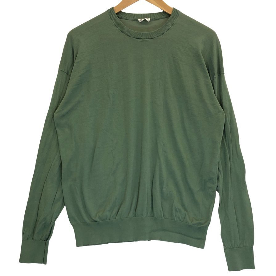 中古◆キャッシュ＆バルバ コットンニット メンズ グリーン サイズ3 cash＆barba 【AFB5】