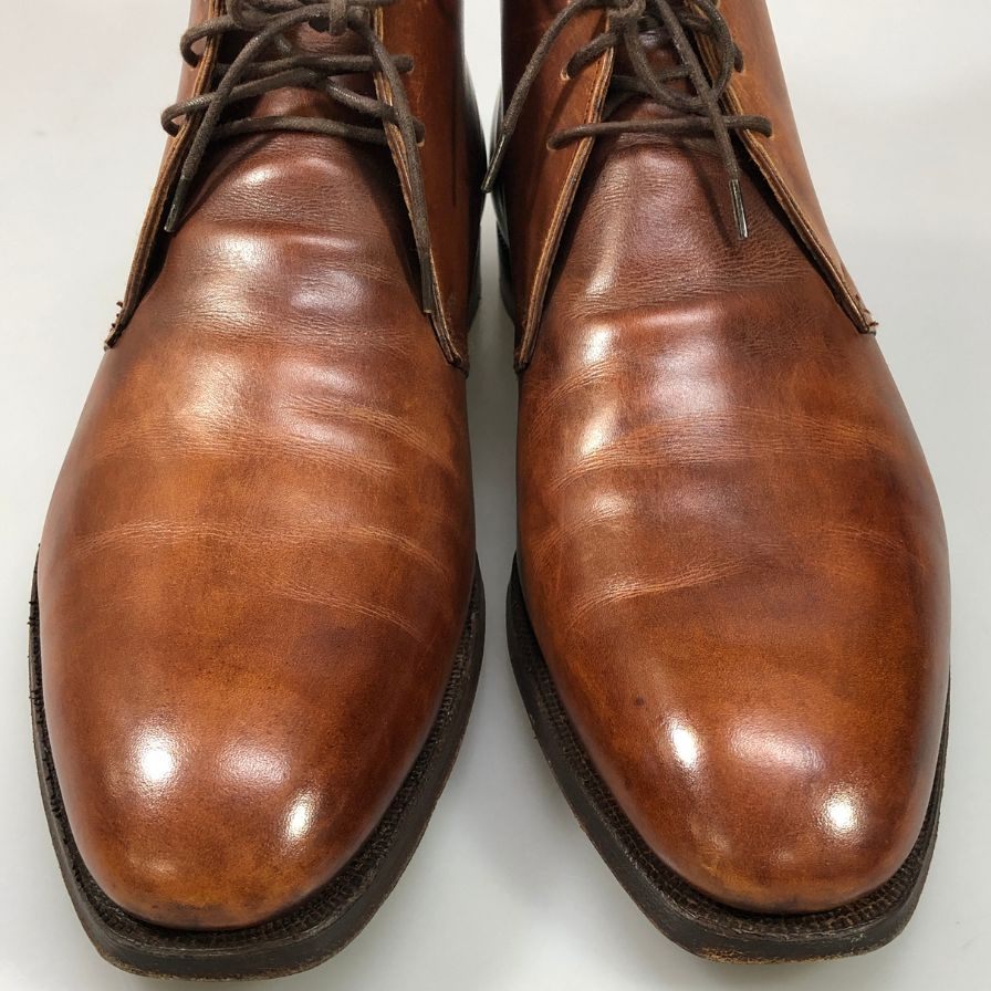 クロケット&ジョーンズ チャッカブーツ キャンベリー2 CAMBERLEY2 ブラウン メンズ UK7.5E CROCKETT&JONES 約26.5cm【AFC41】