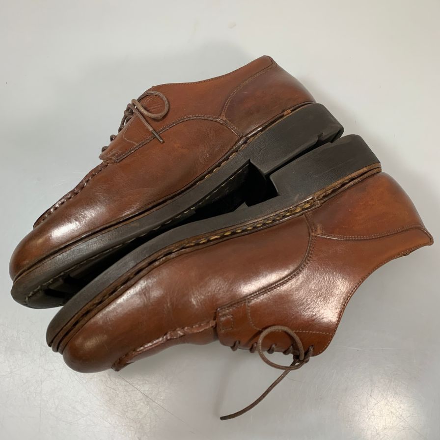 パラブーツ シャンボード Uチップ カーフ ブラウン UK6.5F メンズ Paraboot 約25.0cm【PTM】