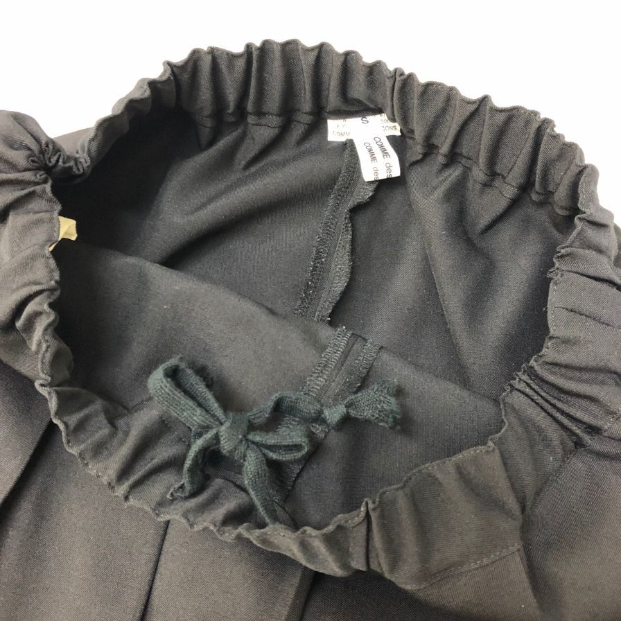 コムデギャルソン レディース レイヤード パンツ RG-P018 日本製 AD2020 サイズS ブラック COMME des GARONS 【AFB40】