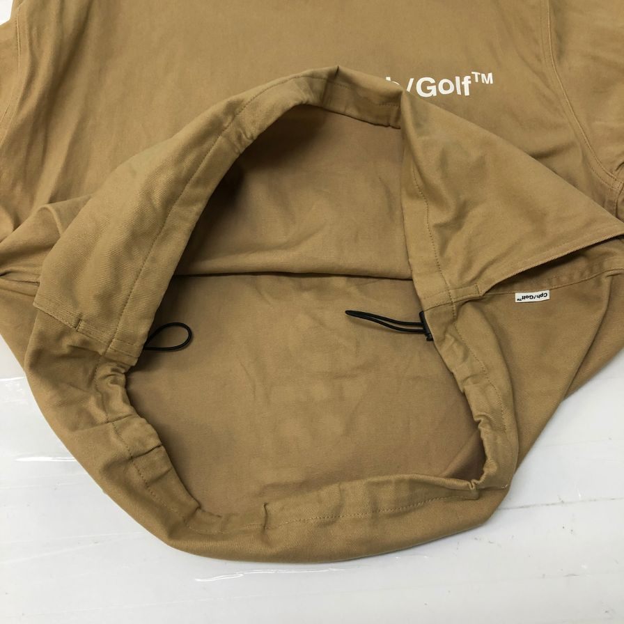 美品◆キャプテンズヘルムゴルフ 長袖Tシャツ ドローストリング ベージュ サイズM メンズ Cph/Golf 【AFB9】