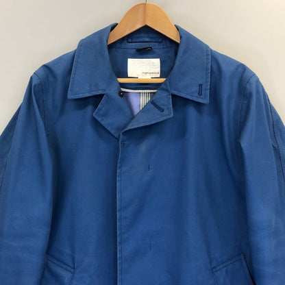 中古◆ナナミカ ショート丈トレンチコート ゴアテックス サイズS ブルー系 nanamica 【AFB8】