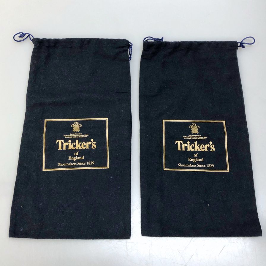 トリッカーズ レザー コンビ サドルシューズ M7581 ブラウン×ブラック メンズ UK5 Trickers 約24.0cm【AFD12】