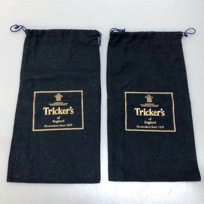 トリッカーズ レザー コンビ サドルシューズ M7581 ブラウン×ブラック メンズ UK5 Trickers 約24.0cm【AFD12】
