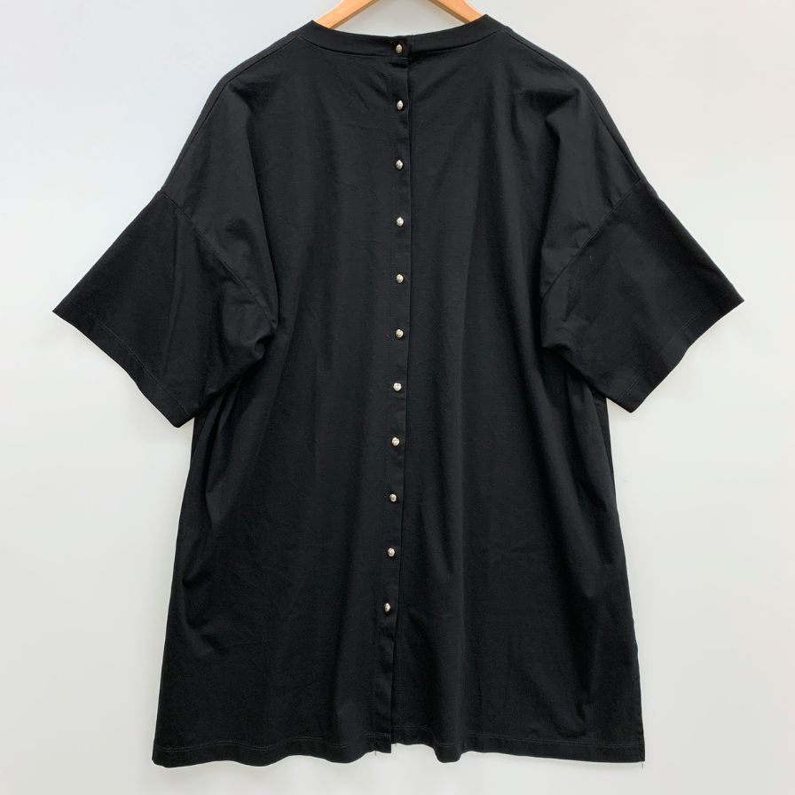 極美品◆ディーゼル ブラウス メタルボタン コットン レディース ブラック サイズXS DIESEL 【AFB2】