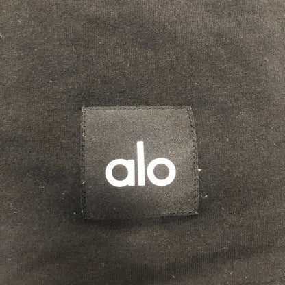 美品◆アロ 半袖Tシャツ ロゴ ブラック メンズ サイズ不明 alo 【AFB14】