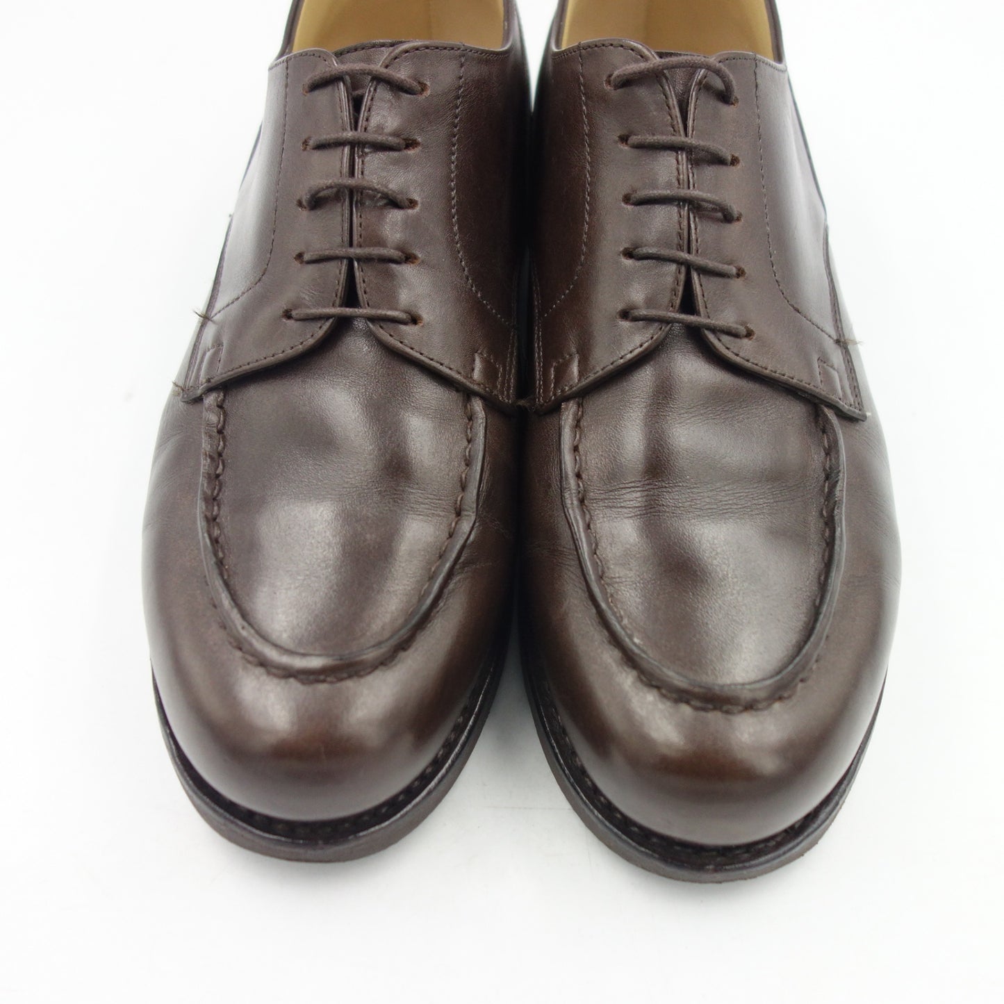 パラブーツ レザーシューズ シャンボード Uチップ サイズ5.5F ブラウン Paraboot CHAMBORD ビジネスシューズ 約24.0cm【LA】【中古】