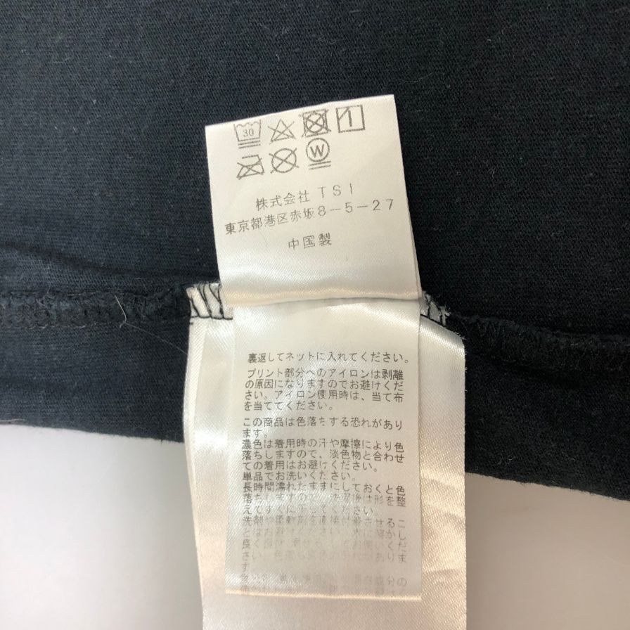 中古◆ニューアムステルダムサーフアソシエーション Tシャツ フォトプリント バックプリント サイズL メンズ ブラック系 New Amsterdam Surf Association 【AFB39】