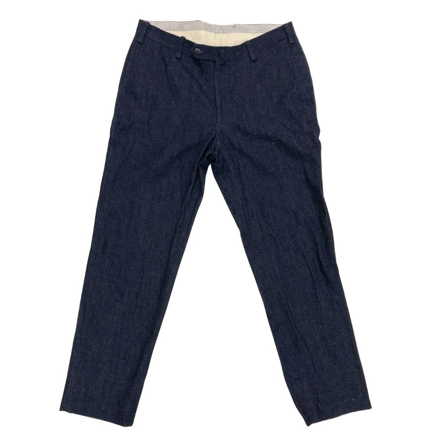 エスオー ストラスブルゴ スラックス パンツ デニム トラウザー インディゴ メンズ サイズ44 SO 【AFB4】