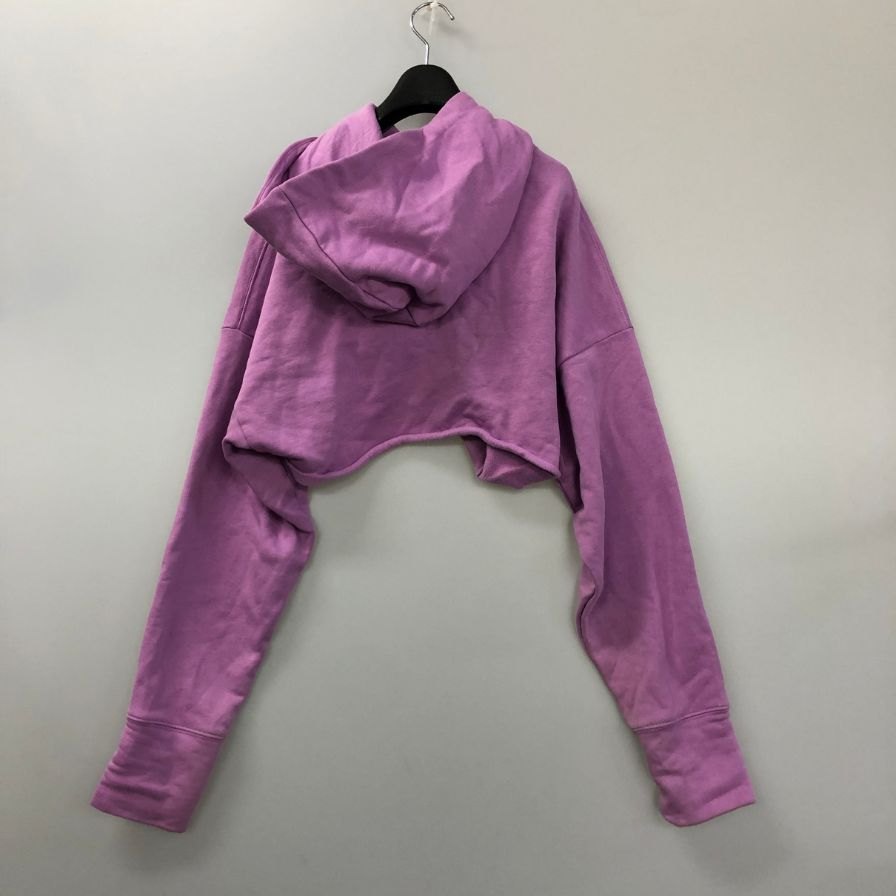 中古◆キアラ フェラーニ プルオーバーパーカー ショート丈 パープル系 レディース サイズXS Chiara Ferragni 【AFB51】