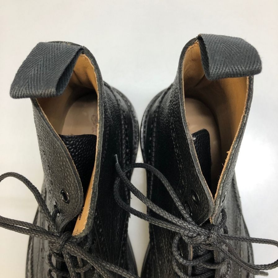 トリッカーズ ストウ  S634 メンズ ブラック サイズ 7ハーフ  Tricker's ブーツ 約26.5cm【LA】【中古】