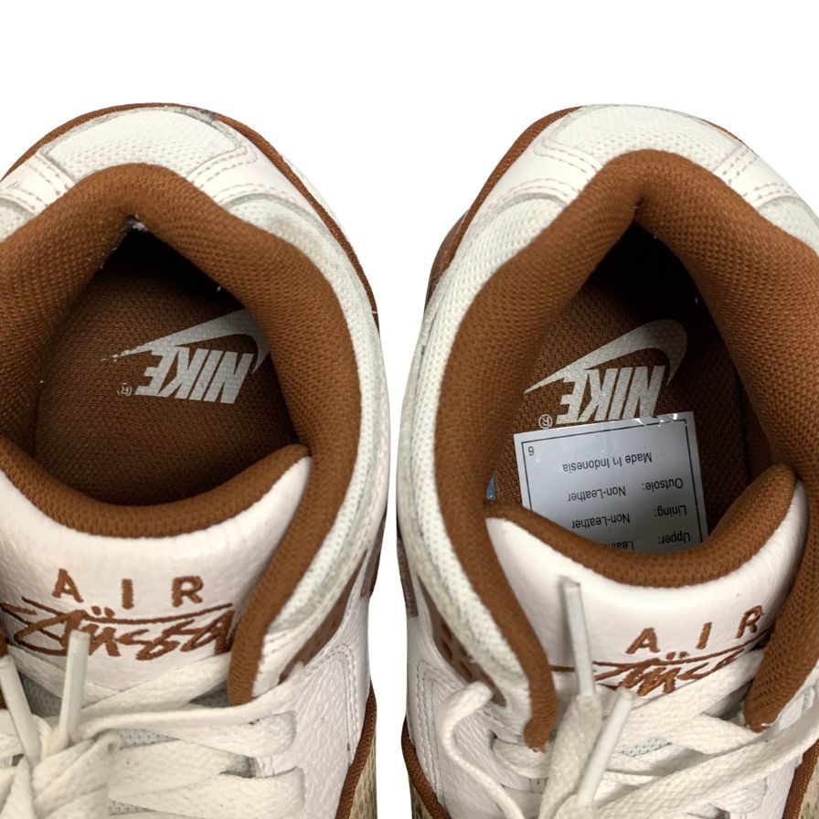 美品◆ナイキ×ステューシー スニーカー エアーフライト89 ロー ブラウン メンズ 27cm FD6475-100 NIKE STUSSY AIR FLIGHT '89 LOW SP【AFD1】