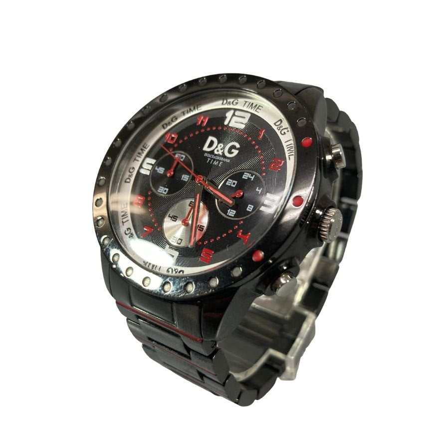 ドルチェ＆ガッバーナ  DW0192 腕時計  黒文字盤 ナバジョ クオーツ D&G【AFI4】
