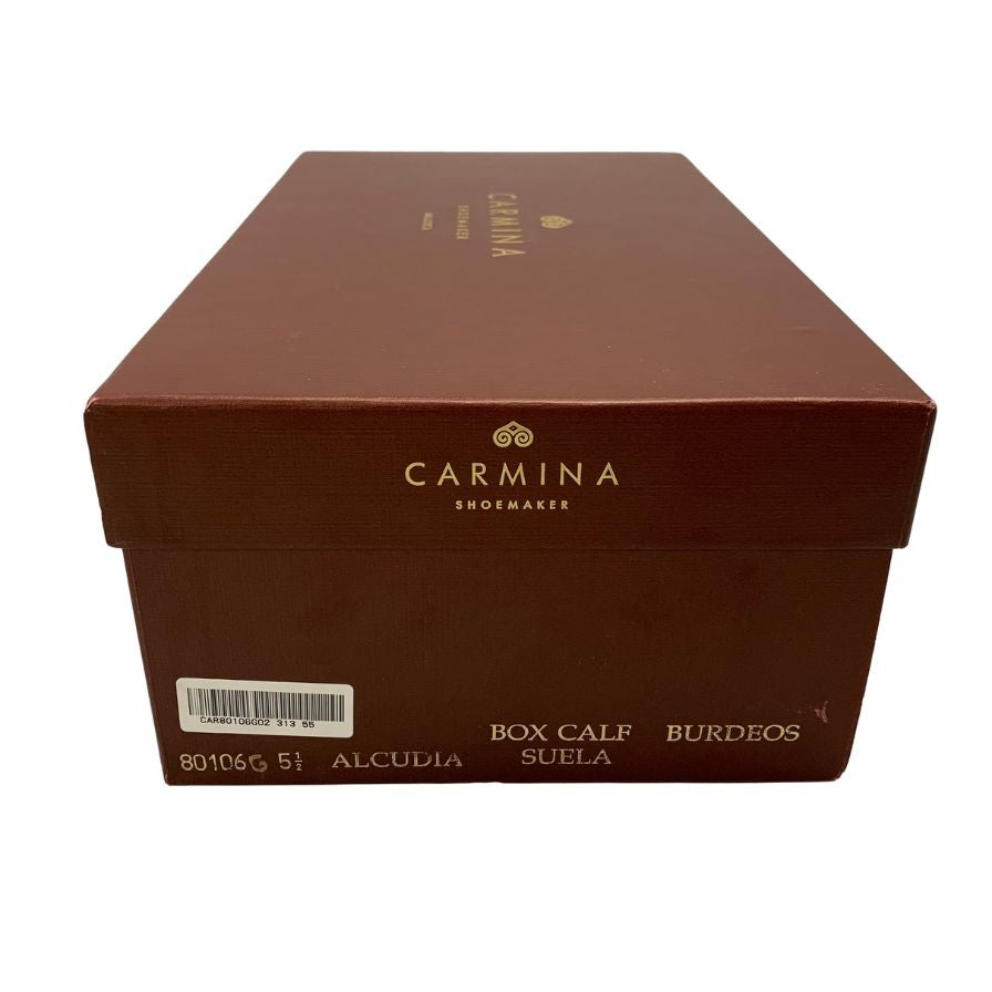 カルミナ ブーツ ジョッパーブーツ レザー サイズ5.5 メンズ バーガンディ CARMINA 約24.0cm【AFD15-2】