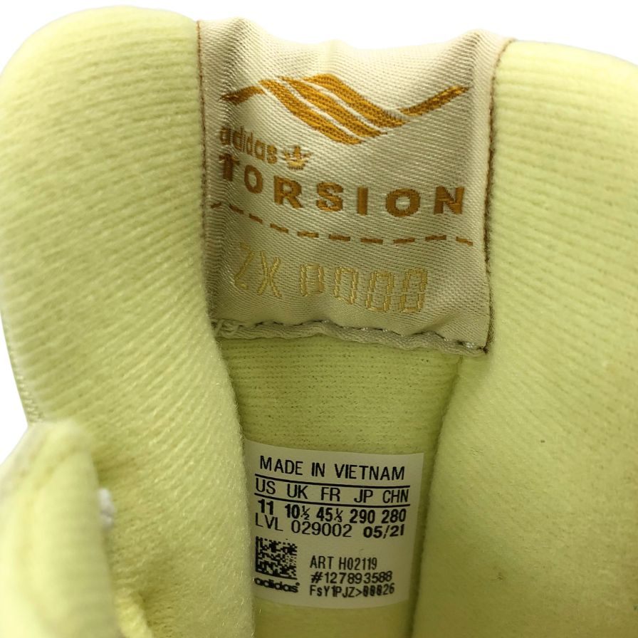 アディダス ローカットスニーカー ゼットエックス 8000 H02119 ライトイエロー メンズ サイズ29cm adidas ZX 8000 約29.0cm【AFC6】