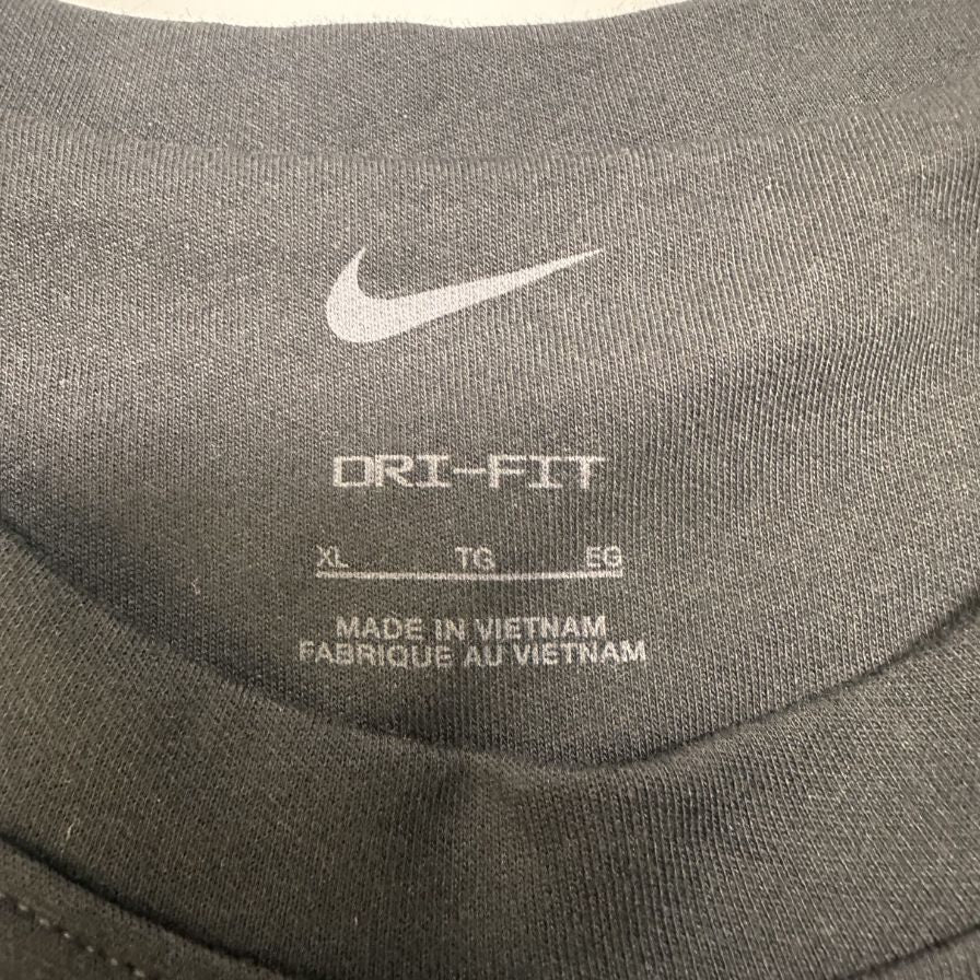 極美品◆ナイキ Ｔシャツ ドライフィット ブラック メンズ サイズXL NIKE 【AFB14】