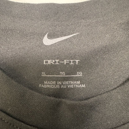 極美品◆ナイキ Ｔシャツ ドライフィット ブラック メンズ サイズXL NIKE 【AFB14】