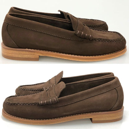 ジーエイチバス ローファー ウィージャンズ ヘリテージ スエード サイズ7 メンズ ブラウン G.H.Bass&Co. WEEJUNS ローファー 約25.5cm【LA】【中古】