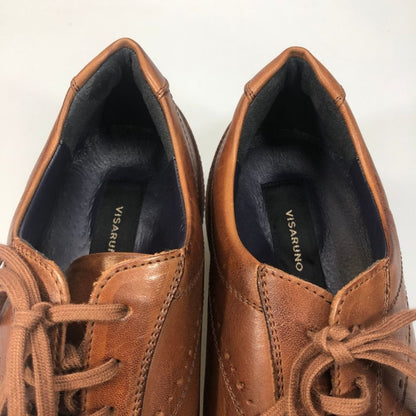 ビサルノ ウィングチップ SA11307 BR メンズサイズ25ハーフ ブラウン系 VISARUNO 約25.5cm【AFD2】