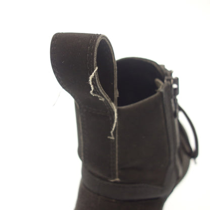 Used ◆Julius side zip lace-up boots 717FWM4 men's size 7 black JULIUS [AFC12] 