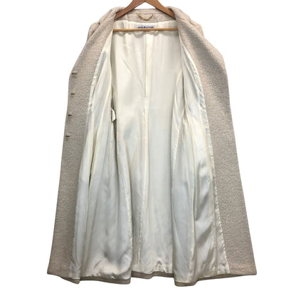 美品◆アンナモリナーリ ウールコート アイボリー系 レディース 40 Anna Molinari 【AFA19】
