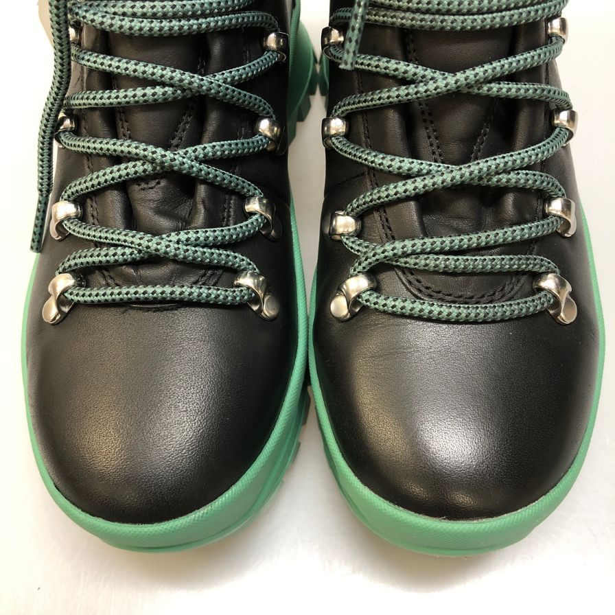 メレル ブーツ トレッキングブーツ Bristol MID レディース サイズ23.5 ブラック グリーン系 MERRELL 約23.5cm【AFD5】