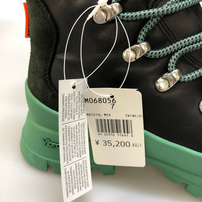 メレル ブーツ トレッキングブーツ Bristol MID レディース サイズ24 ブラック グリーン系 MERRELL 約24.0cm【AFD4】