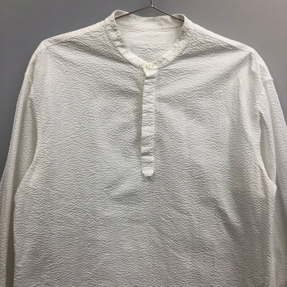 中古◆ブリエンヌ ブーリエンヌ プルオーバー 長袖シャツ メンズ サイズL ホワイト  BOURRIENNE PARIS X 【AFB12】
