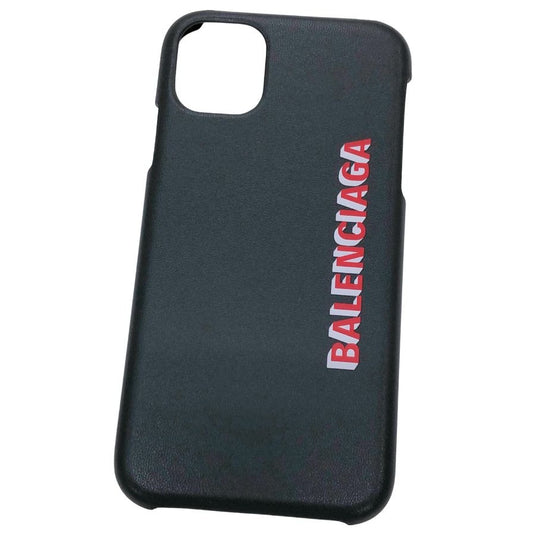 バレンシアガ スマホケース グレー iPhone11用 ユニセックス BALENCIAGA【AFI18-2】【中古】