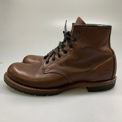 レッドウィング ベックマン ブーツ 9016 ブラウン 27.5cm RED WING 約27.5cm【AFC44-2】