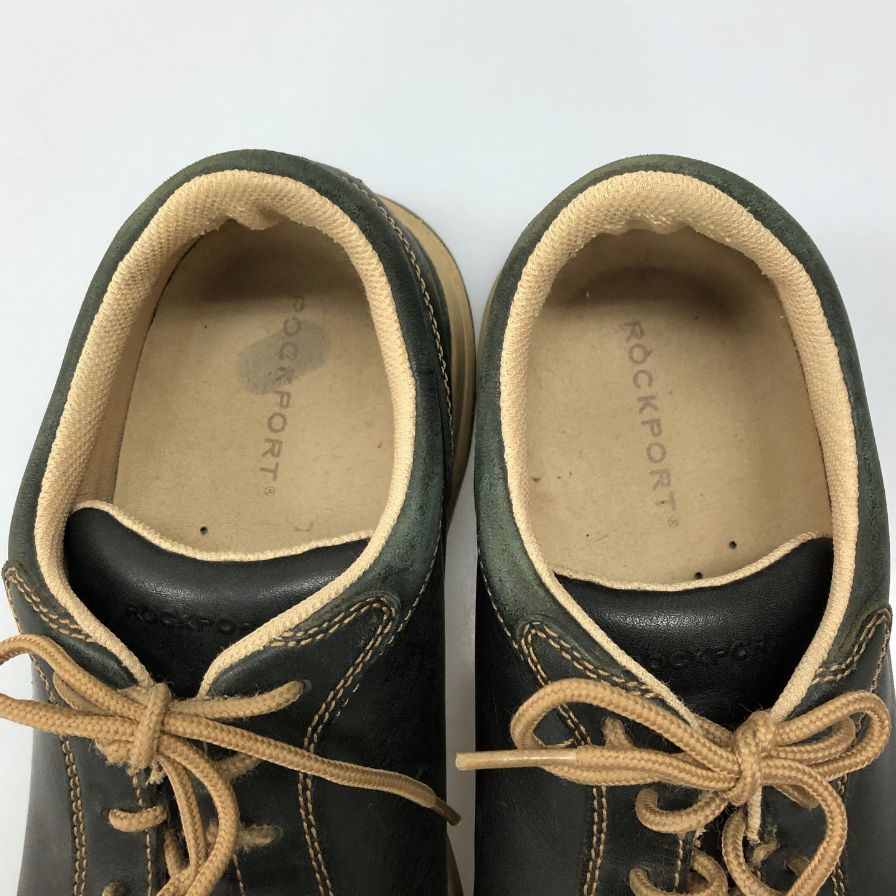 ロックポート レザースニーカー ブラックサイズUS8.5 メンズ ROCKPORT 約26.5cm【AFC40】