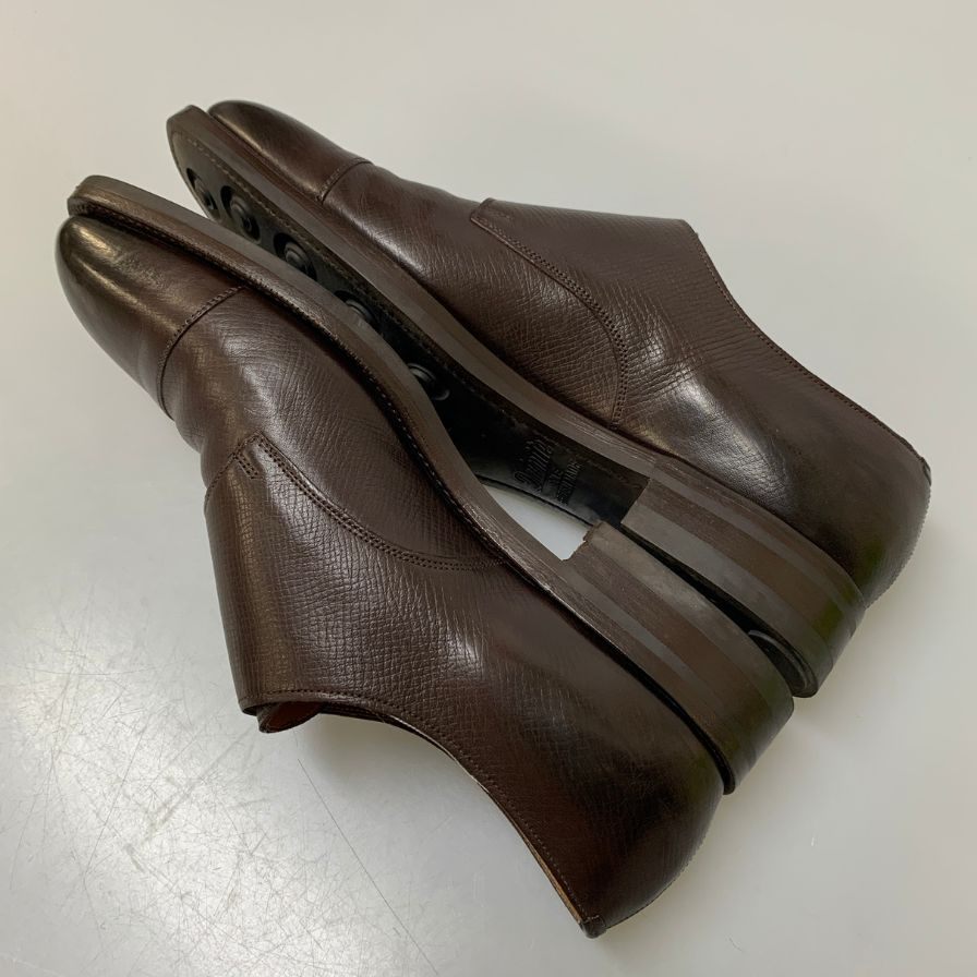 エドワードグリーン レザーシューズ ダブルモンク ウエストミンスター ダークブラウン 888ラスト メンズ サイズUK8.5E EDWARD GREEN ビジネスシューズ 約27.0cm【LA】【中古】
