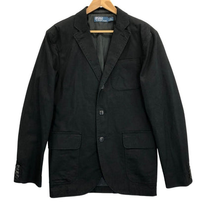 美品◆ポロラルフローレン テーラードジャケット 3B ブラック メンズ サイズ38R Polo Ralph Lauren 【AFB10】