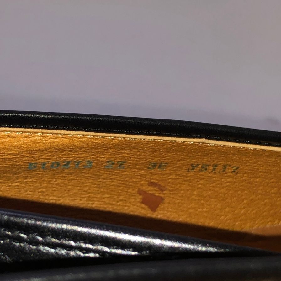 イブサンローラン レザーシューズ ローファー スリッポン マドラス社製 メンズ サイズ27cmEEE ブラック YVES SAINT LAURENT 約27.0cm【AFD6】