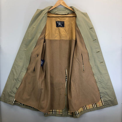 美品◆バーバリー バルカラーコート 80S ライナー付き イングランド製 ベージュ メンズ サイズ表記なし Burberry 【AFA16】