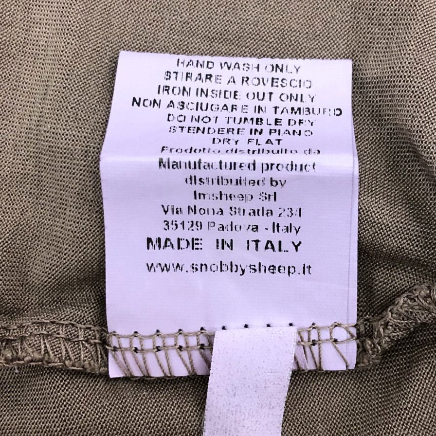 極美品◆スノッビーシープ シルク100% トップス タンクトップ レディース サイズ40 ブラウン SNOBBY SHEEP 【AFB45】