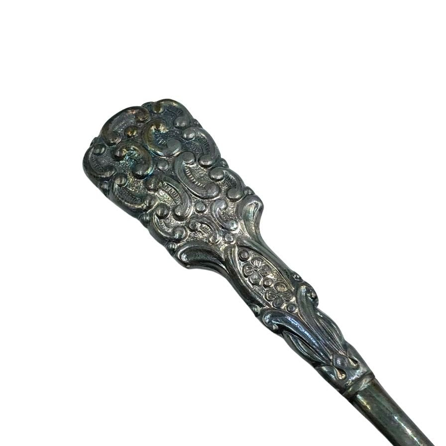 ジェムライト ブライトリンデン フォークセット シルバー 花柄 GEMLIGHT【AFI26】【中古】