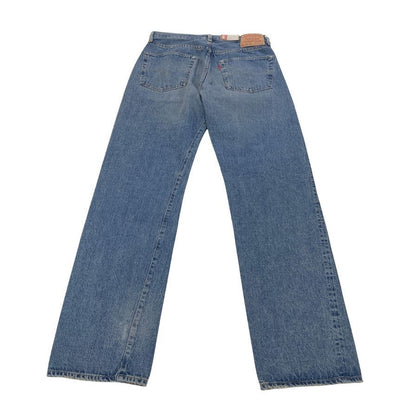 リーバイス 501XX 裏ボタン刻印3015 ブルー系 ストレート デニムパンツ サイズW30 L32 Levi's 【AFB27】