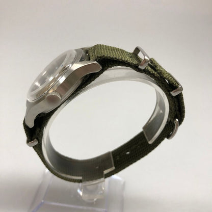 タイメックス ミリタリーウォッチ 腕時計  ビームス コラボ  3針 ブラック文字盤    TIMEX【AFI12】【中古】