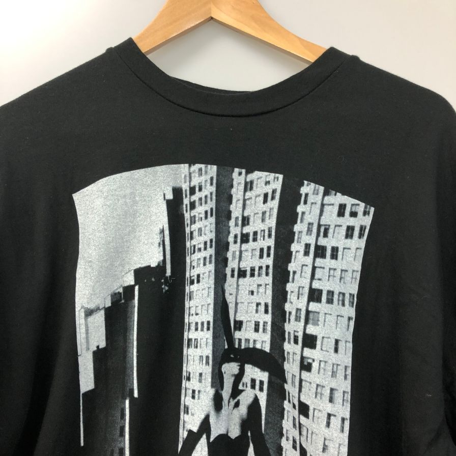 美品◆ザ インターナショナル イメージズ コレクション ロングスリーブTシャツ ミリタリー ブラック メンズ サイズL THE INTERNATIONAL IMAGES COLLECTION 【AFB41】