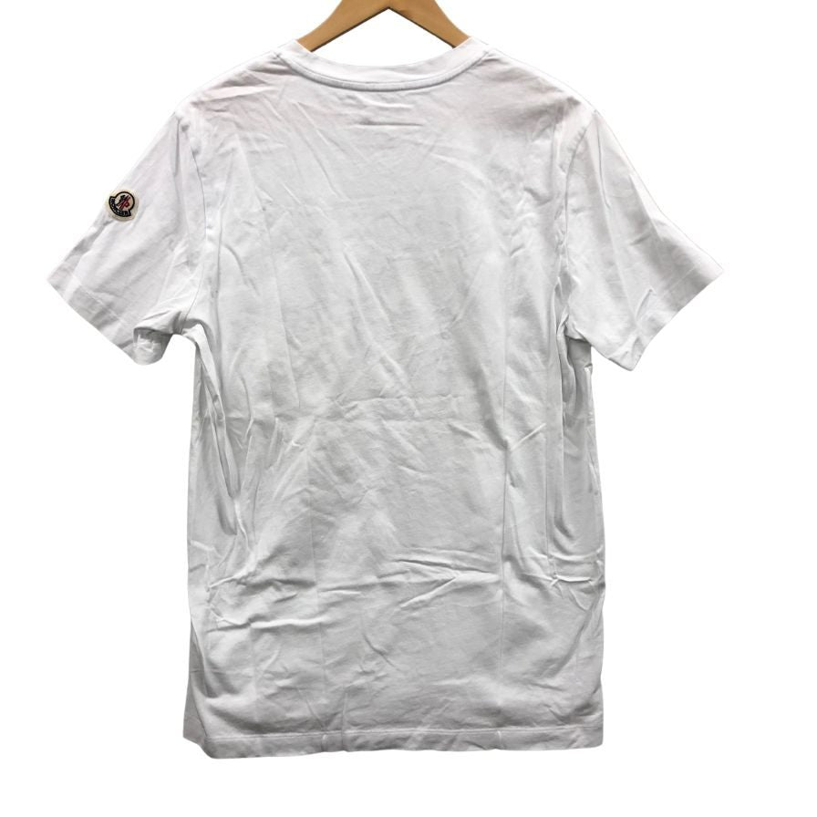 美品◆モンクレール 半袖Tシャツ SS TSHIRT ホワイト メンズ サイズL H20918C00006 MONCLER 【AFB25】