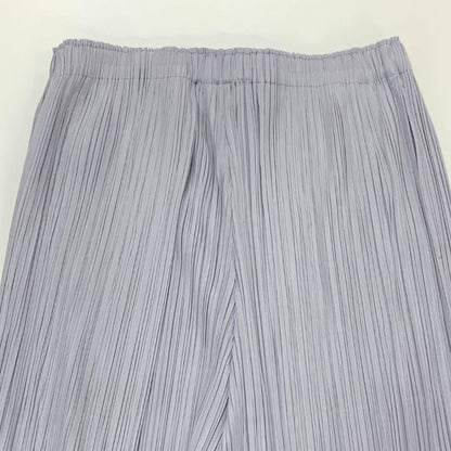 プリーツプリーズ イッセイミヤケ プリーツパンツ PP71JF225 サイズ2 レディース グレー 日本製 PLEATS PLEASE ISSEY MIYAKE MADE IN JAPAN 【AFB35】